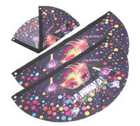 JOINPAYA Banderole de Carnaval Drapeaux Colorés 2pcs en Tissu Décorations de Fête pour Intérieur et Extérieur pour Fête et Célébrations