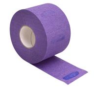 JOINPAYA Bandes de Cou de Coiffeur Jetables en Papier Extensible Violet, Protection Anti-fragments de Cheveux et Taches de Teinture, Rouleau Unique pour Salon de Coiffure Professionnel