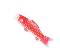 JOINPAYA Bannière Carpe Streamer 1M Décoration de Fête Satiné pour Festival des Bateaux-Dragons Usage Extérieur Maison Mur Fenêtre Arrière-Plan Photo Présent Rouge