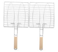 JOINPAYA Barbecue pour Grillades Panier à Poisson et Légumes avec Pinces Fer pour Camping et Pique-