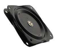 JOINPAYA Base Pivotante Robuste en Fer Noir Plateau Tournant 73X73 MM pour Siège Bateau Pivotant et Meubles Bureau