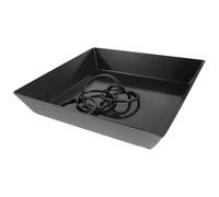 JOINPAYA Bassin de Récupération pour Chaîne de Pluie, Gouttière de Collecte D’Eau, Fer, pour Jardin et Cour Extérieure, Guide L’Eau de Pluie, Prévient Le Débordement de Gouttière,
