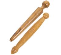 JOINPAYA Bâton de Massage en Bois 2pcs Outil Manuel Sûr et Pratique pour Réflexologie Plantaire Adapté la Maison L'extérieur