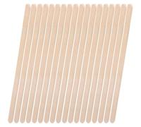 JOINPAYA Bâtonnets de Cire en Bois 100 Pcs 140x6x2 Mm Arrondis, Applicateurs Dépilatoires Corps et Sourcils, Spatules Naturelles pour Épilation Précise et Professionnelle