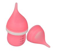 JOINPAYA Biberon pour Animaux Tétine en Silicone Ultra-Douce, Kit D’Alimentation Rose pour Chatons et Chiots -nés, Distributeur de Lait Anti-gaz, pour Nourrir la Main Les Petits Animaux