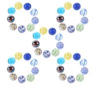 JOINPAYA Billes de Verre Colorées 16 Mm Lot de 50 Garçon et Filles Décoration Aquarium et Loisirs Créatifs Résistantes en Verre Adaptées aux Jeux D’intérieur et DIY Couleur Aléatoire