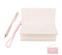 JOINPAYA Bloc-notes de Poche Rose Pêche en Pu Résistant avec Porte-stylo Intégré, Format Mini Portefeuille avec Poches de Rangement, Fournitures de Bureau Pratiques pour Prise de Notes
