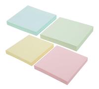 JOINPAYA Blocs-notes Autocollants 400 Pcs Couleurs Vives, Papier Adhésif Ultra-collant pour Bureau et École, Autocollants Mémo Polyvalents pour Listes et Rappels, Matériel Papeterie