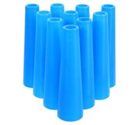 JOINPAYA Bobines Plastiques Coniques Bleues 10 Pcs, Tubes D'enroulement pour Machines Textiles à Grosse Vitesse, Fuseaux à Fil Résistants, Porte-écheveaux Polyvalents pour Tissage
