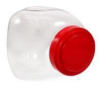 JOINPAYA Bocal de Conservation Alimentaire Transparent en Plastique 1500 Ml avec Large Ouverture Inclinée, Récipient Hermétique Polyvalent pour Bonbons, Biscuits et Couleur Aléatoire