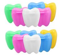 JOINPAYA Boîte à Dents de Lait pour Bébé Mixte 12 Pièces Plastique Multicolore Rangement Souvenir Garçon et Filles Collection Dents Perdues Style