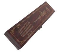 JOINPAYA Boîte à Pinceaux de Calligraphie Chinoise Vintage Coffret de Rangement Rigide pour Pinceaux Aquarelle et Peinture Format Moyen Matériau Robuste Présent pour Artistes et
