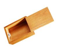 JOINPAYA Boîte à Souvenirs en Bois, Boîte de Rangement avec Couvercle, Marron, Coffret à Présents, Charnière Rabattable, Légère, Facile à Ouvrir et Fermer, pour Lunettes, à Poser Coiffeuse