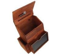 JOINPAYA Boîte à Suggestions en Bois Massif Verrouillable 203 X 15 X 27 CM Boîte à Dons Sécurisée pour Bureau et Collecte de Fonds Urne Multifonction pour Prières Votes et Pourboires