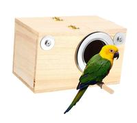 JOINPAYA Boîte de Nidification pour Oiseaux Nichoir Naturel pour Perroquets et pour Encourager Comportement de Reproduction Formation des Oiseaux