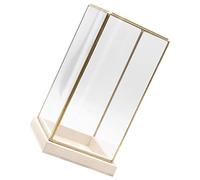 JOINPAYA Boîte De Rangement Transparent avec Socle Support Affichage pour Antiquités Et Collections Élégant Organisateur De Bureau pour Figurines Et Objets De Décor