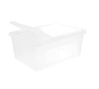 JOINPAYA Boîte D'élevage pour Reptiles Design Simple et Forme en Plastique Transparent Double pour L'élevage Transport des Tortues