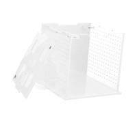 JOINPAYA Boîte Élevage Transparente pour Reptiles Habitat Pratique pour Alimentation Maintien des Insectes Terrarium Durable pour Sauterelles Et Mantes