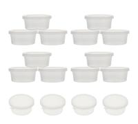 JOINPAYA Boîtes de Rangement Transparentes en Plastique PP pour Pâte à Modeler et Argile Lot de 20 Pièces Boîtes Hermétiques Légères et Compactes pour Loisirs Créatifs et Stockage