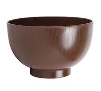 JOINPAYA Bol à Soupe Japonerie en Bois Imitation Café 1pc Bol à Riz Pratique Réutilisable Vaisselle Cuisine pour Repas Chauds et Froids Traditionnel pour Usage Domestique et Restaurant