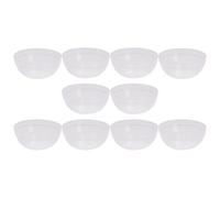 JOINPAYA Bol Mélangeur Blanc Semi-transparent en Pvc 30 Pièces pour Masque Facial Diy, Bol Spa Léger et Réutilisable pour Soins du Visage, Argile et Beurres Corporels, Outil Beauté