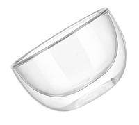 JOINPAYA Bol Ménager en Verre Borosilicate Transparent Bol à Salade Résistante la Chaleur 1,2 L pour Fruits Légumes et Riz Chaud Vaisselle Pratique pour Usage Familial et Restauration