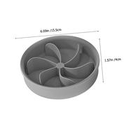 JOINPAYA Bol Silicone pour Chien à Alimentation Surélevé Débordement Promoteur Dhabitudes pour Chiots et Facile à Nettoyer Capacité Design Moderne Adapté Maison