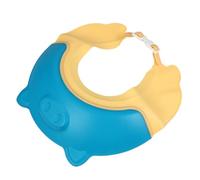 JOINPAYA Bonnet de Shampoing Anti-reflux Imperméable pour Garçon et Filles Taille Ajustable Matériaux Pp et Tpe Protection D’oreilles pour Bain et Bain Bébé Garçon et Filles Jaune et Bleu