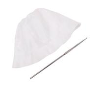 JOINPAYA Bonnet de Teinture Capillaire Petits Cercles avec Aiguilles en Silicone Réutilisable pour Faciliter la Coloration Mise en Mèches pour Salon et Barber Shop