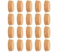 JOINPAYA Bouchons en Bois Joint Étanche Lot de 60 Effet de Scellement, Couleur Kaki pour Bouteilles de Vin Rouge et Cocktail pour Fêtes et Vacances