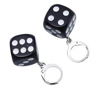 JOINPAYA Boucles D’Oreilles Pendantes de Dés Noires Bijoux D’Oreilles Légers et Créatifs Ornements D’Oreilles Stylés pour Femmes Accessoire Mode pour Fêtes et Occasions Spéciales