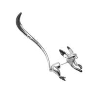 JOINPAYA Boucles D’Oreilles Pendantes en Alliage Blanc Boucle Unique de Renard Émaillée Bijoux Élégants pour Femmes Présent Anniversaire et Fête Accessoire Mode