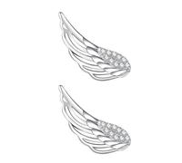 JOINPAYA Boucles d'Oreilles Ailes d'Ange en Argenté 925 Légères et Élégantes 1 Paire Bijoux Argentés pour Filles Accessoires pour Présent et Occasions Spéciales