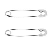 JOINPAYA Boucles D'oreilles Épingles de Sûreté Géantes Punk Acier Titane Unisexes Mode Urbaine Rock Style Robuste Acier Léger