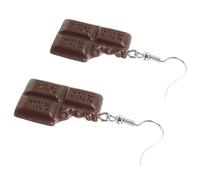JOINPAYA Boucles D'oreilles Gourmandes Chocolat Pendantes en Résine Légères pour Femmes Usage Quotidien Style Original Mini Taille