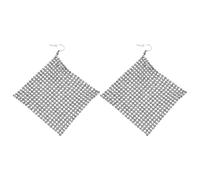 JOINPAYA Boucles d'Oreilles Pendantes Longues en Cristaux Noirs 1 Paire d'Accessoires Oreille Féminine Bijoux d'Oreille Décoratifs pour Soirée et Usage Quotidien