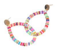 JOINPAYA Boucles Oreilles Perlées Colorées pour Femme Style Fantaisie Bijoux Pendantes Couleur Aléatoire