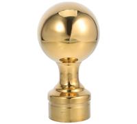 JOINPAYA Boule décorative dorée pour mât de Drapeau, Accessoire de Remplacement pour mât Standard, éclairage Solaire, Boule pour décoration de Jardin