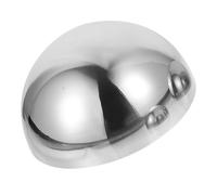JOINPAYA Boule Hémisphérique Élégante de Jardin en Acier Inoxydable Argenté Réfléchissante Surface Miroir Creuse pour Décoration Murale et Centre de Table
