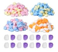 JOINPAYA Boules de Coton Colorées 500 Pièces Mini-Pompons pour Travaux Manuels et Accessoires de Loisirs Créatifs en Couleurs