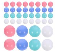 JOINPAYA Boules Océaniques pour Piscine Garçon et Filles 100 Pcs Balles Rondes en Plastique Non Toxiques Multicolores Sensoriel pour Parc Tente et Aire de Jeu