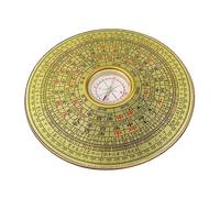 JOINPAYA Boussole Alliage Ronde sans Couvercle Fournitures Bouddhistes et Feng Shui pour Décoration Intérieure de Diamètre Portable et Pratique