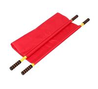 JOINPAYA Brancard Pliable Rouge en Tissu pour Garçon et Filles - Sensoriel Extensible pour Maternelle, Entraînement au Travail D’équipe et Simulation de Sauvetage, Jeu Éducatif D’activité