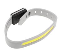JOINPAYA Brassard LED Rechargeable pour Course et Marche Bande Réfléchissante Rouge et Blanc Silicone Antitranspiration pour Sécurité et Haute Visibilité