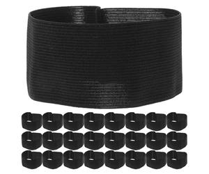 JOINPAYA Brassards Noirs de Deuil Élastiques en Polyester 30 pour Hommes et Femmes, Adaptés aux Cérémonies Commémoratives et Événements de Groupe