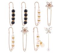 JOINPAYA Broche de Réglage de Taille Antidérapante, Lot de 8 Pièces, Métal Argenté, pour Femme, Accessoire Mode Jupe et Robe, Ajuste la Taille, Format Compact, Usage Quotidien et Cérémonie