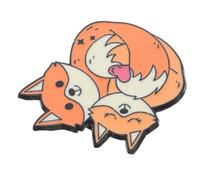 JOINPAYA Broche Renard Mignonne en Alliage Résistant à la Décoloration Épingle Fantaisie Légère et Compacte pour Femme Bijou Renard pour Vêtements et Présents D’Amitié Accessoires Mode