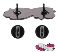 JOINPAYA Broche Rose Créative en Alliage - Broche Décorative Élégante à Lettre Féministe - Épingle à Ornement Unique pour Accessoire Mode Femme - 1 Pièce Couleur Chatoyante