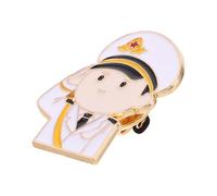 JOINPAYA Broche Vintage en Alliage de Zinc Insigne de Récompense, Épingle de Revers Unisexe, pour Veste, Paquet à Dos et Chapeau, Badge Commémoratif Dessin Animé Taille Unique