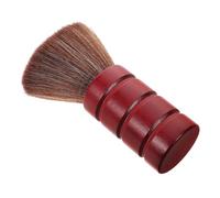 JOINPAYA Brosse à Cheveux Professionnelle Plumeau Doux pour Barbier pour Nettoyage de Cou Manche en Bois Confortable et Élimination des Cheveux Cassés pour Salon de Coiffure